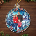 Custom Photo Christmas Good Cheer Is Found With Family - Family Personalized Custom Ornament - Wood, Acrylic Custom Shaped - Christmas Gift For Family Members 677891 - DiyGiftly