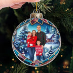 Custom Photo Christmas Good Cheer Is Found With Family - Family Personalized Custom Ornament - Wood, Acrylic Custom Shaped - Christmas Gift For Family Members 677891 - DiyGiftly