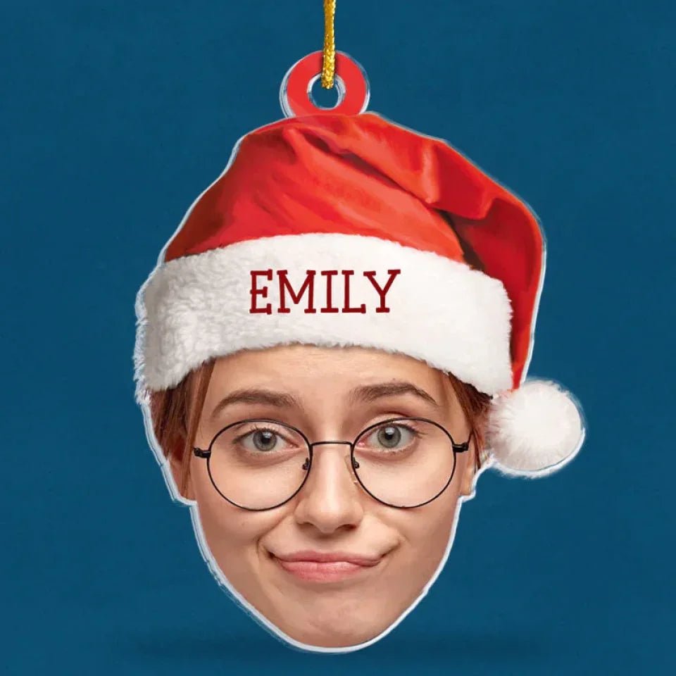 Custom Photo Dear Santa Stop Judging Me - Family Personalized Custom Ornament - Acrylic Custom Shaped - Christmas Gift For Family Members 681137 - DiyGiftly