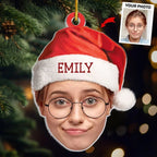 Custom Photo Dear Santa Stop Judging Me - Family Personalized Custom Ornament - Acrylic Custom Shaped - Christmas Gift For Family Members 681137 - DiyGiftly