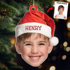 Custom Photo Dear Santa Stop Judging Me - Family Personalized Custom Ornament - Acrylic Custom Shaped - Christmas Gift For Family Members 681137 - DiyGiftly