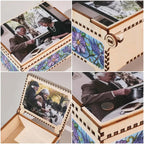 Custom Photo Digital Music Box Any song Tune or Voice Personalized Wooden Music Box with Text Anniversary Gift Valentines Gift - DiyGiftly
