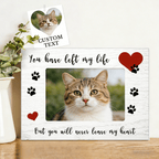 Photo Frame Personalized Cat Photo Handmade Display Keepsake