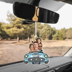 photo drive safe daddy ornament for car personalized birthday gift ornament for dad personalized gift photo