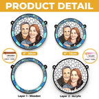 Custom Photo Every Day With You Is The Best Day Of My Life - Couple Personalized Window Hanging Suncatcher - Gift For Husband Wife, Anniversary 665430 - DiyGiftly