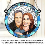 Custom Photo Every Day With You Is The Best Day Of My Life - Couple Personalized Window Hanging Suncatcher - Gift For Husband Wife, Anniversary 665430 - DiyGiftly