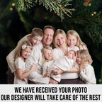 Custom Photo Family Christmas - Personalized Custom Acrylic Ornament 693075 - DiyGiftly