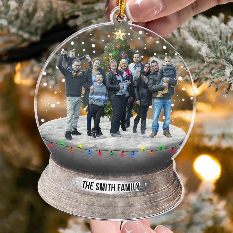 Custom Photo Family, Friends - Personalized Family Photo Ornament 680884 - DiyGiftly