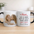 Custom Photo Family Mug - Treasured Moments Forever Linked - Personalized Mother's Day Gift for Mom 1121138 - DiyGiftly