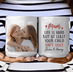 Custom Photo Family Mug - Treasured Moments Forever Linked - Personalized Mother's Day Gift for Mom 1121138 - DiyGiftly