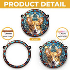suncatcher ornament personalized photo loss of dog gift window hanging keepsake design preview