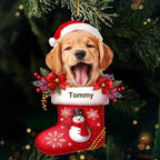 Custom Photo Happy Howlidays With All Our Love - Dog & Cat Personalized Custom Ornament - Acrylic, Wood Custom Shaped - Christmas Gift For Pet Owners, Pet Lovers 682414 - DiyGiftly