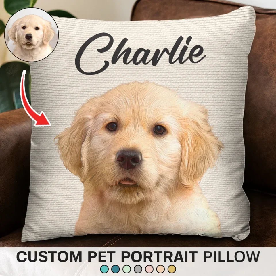 Custom Photo I Love My Dog - Dog & Cat Personalized Custom Pillow - Christmas Gift For Pet Owners, Pet Lovers 683361 - DiyGiftly