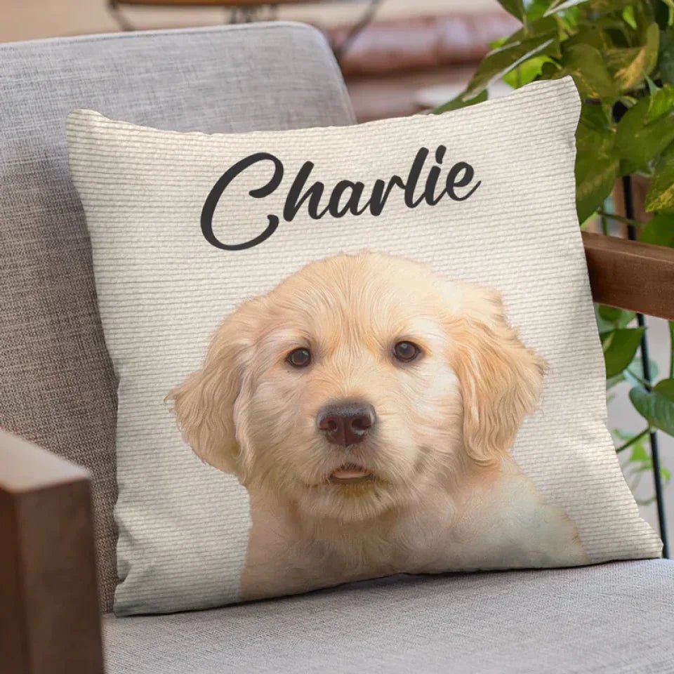 Custom Photo I Love My Dog - Dog & Cat Personalized Custom Pillow - Christmas Gift For Pet Owners, Pet Lovers 683361 - DiyGiftly