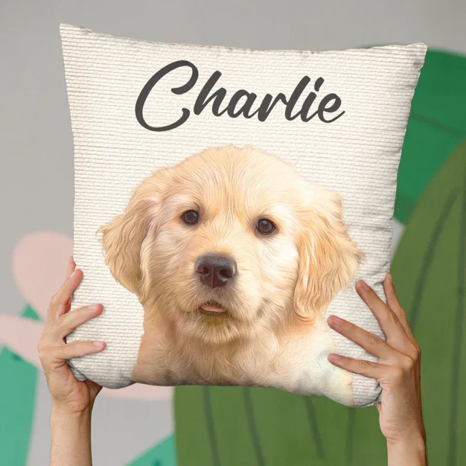 Custom Photo I Love My Dog - Dog & Cat Personalized Custom Pillow - Christmas Gift For Pet Owners, Pet Lovers 683361 - DiyGiftly