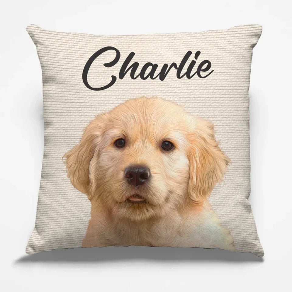 Custom Photo I Love My Dog - Dog & Cat Personalized Custom Pillow - Christmas Gift For Pet Owners, Pet Lovers 683361 - DiyGiftly