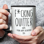 Custom Photo I Mean Happy Retirement - Coworker Personalized Custom Accent Mug - Christmas Gift, Appreciation, Retirement Gift For Coworkers, Work Friends, Colleagues 17118976 - DiyGiftly