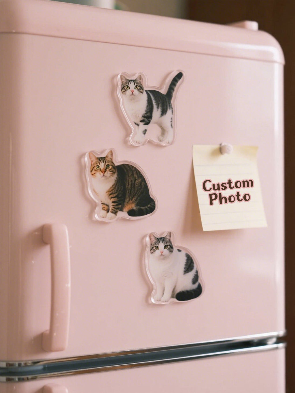 Custom Photo Irregular Shape Fridge Magnet – Personalized Kitchen Decoration - DiyGiftly