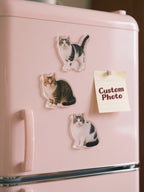 Custom Photo Irregular Shape Fridge Magnet – Personalized Kitchen Decoration - DiyGiftly