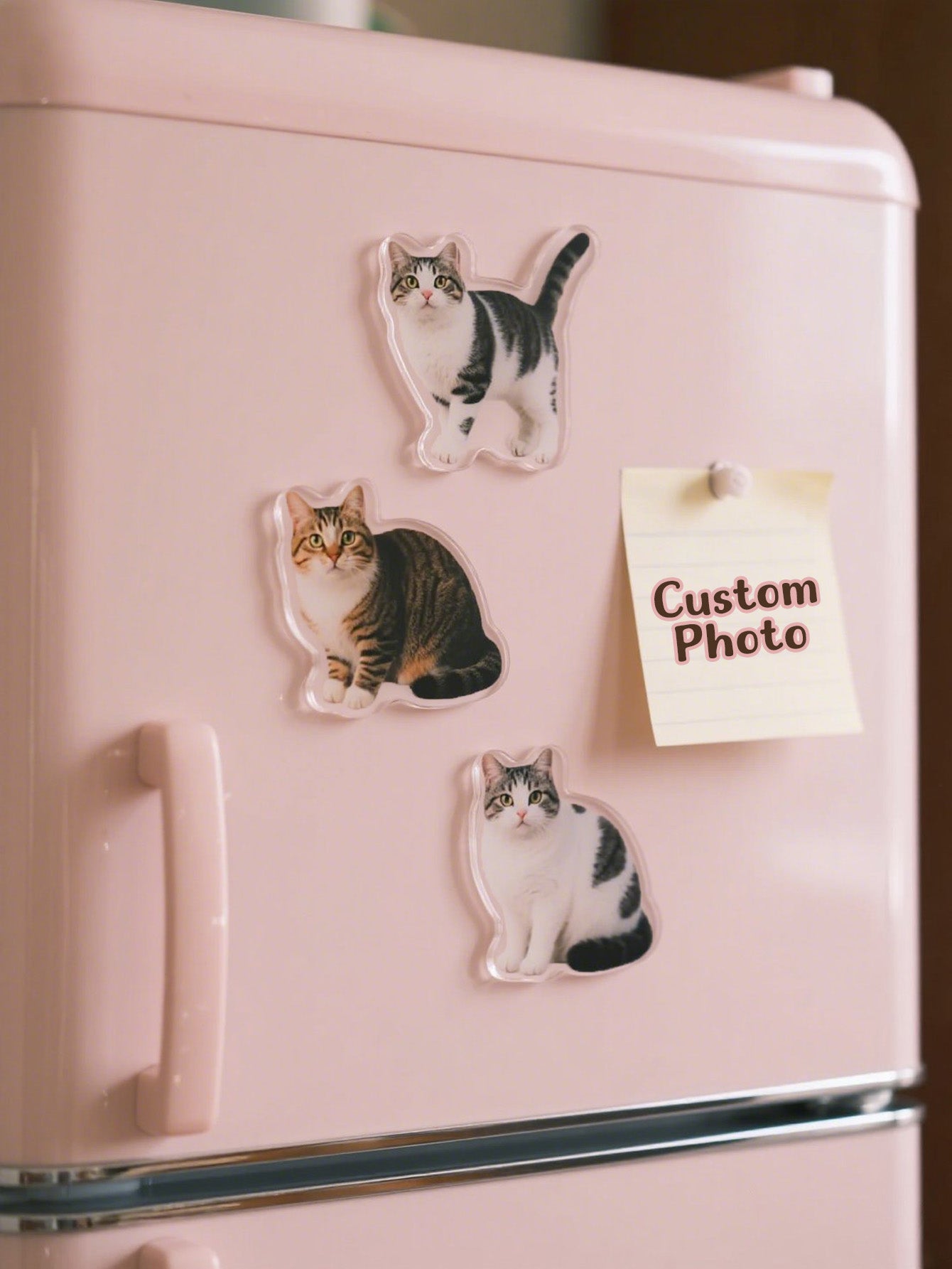 Custom Photo Irregular Shape Fridge Magnet – Personalized Kitchen Decoration - DiyGiftly