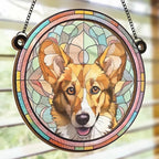 Custom Photo Life Is Simply Better With A Furry Friend Around - Memorial Personalized Window Hanging Suncatcher Ornament - Christmas Gift, Sympathy Gift For Pet Owners, Pet Lovers 665633 - DiyGiftly