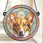 Custom Photo Life Is Simply Better With A Furry Friend Around - Memorial Personalized Window Hanging Suncatcher Ornament - Christmas Gift, Sympathy Gift For Pet Owners, Pet Lovers 665633 - DiyGiftly