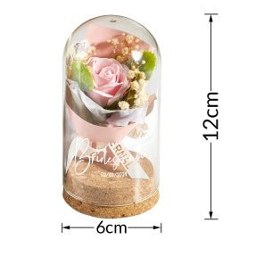 Custom Photo Light Up Dandelion In Glass Dome - Personalized Anniversary Wedding Gifts For Husband And Wife, Him And Her - Our Story, Our Way 12067072 - DiyGiftly