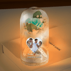 Custom Photo Light Up Eternal Rose In Glass Dome - Personalized Anniversary Wedding Gifts For Husband And Wife, Him And Her - Our Love Shines Forever 02796800 - DiyGiftly