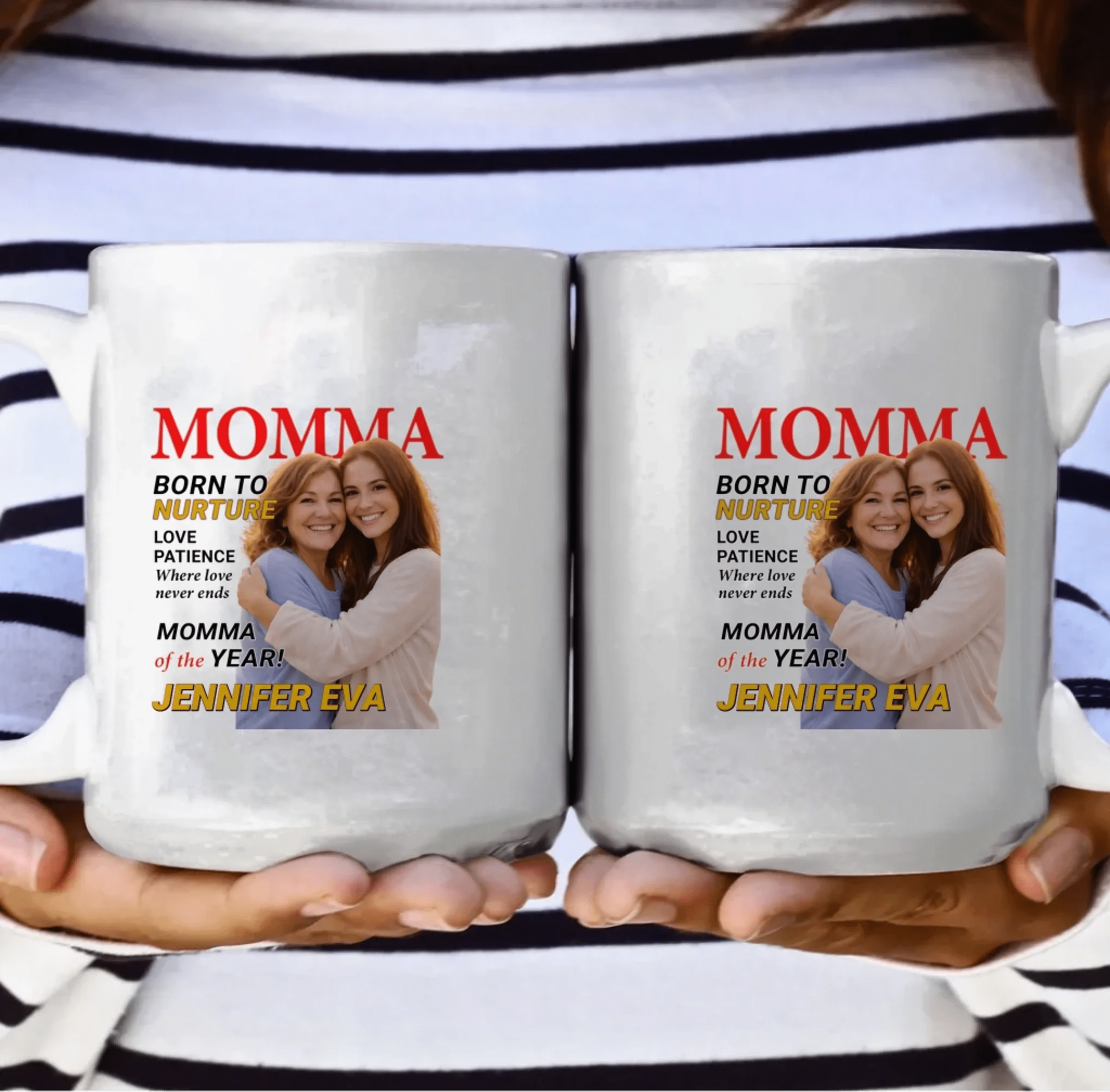 Custom Photo Magazine Cover Mug – Personalized Mother’s Birthday Gift, Mother Appreciation Present with Custom Picture & Name – A Heartwarming Keepsake That Reminds Us Life Comes With a Mother 1120389 - DiyGiftly