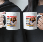 Custom Photo Magazine Cover Mug – Personalized Mother’s Birthday Gift, Mother Appreciation Present with Custom Picture & Name – A Heartwarming Keepsake That Reminds Us Life Comes With a Mother 1120389 - DiyGiftly
