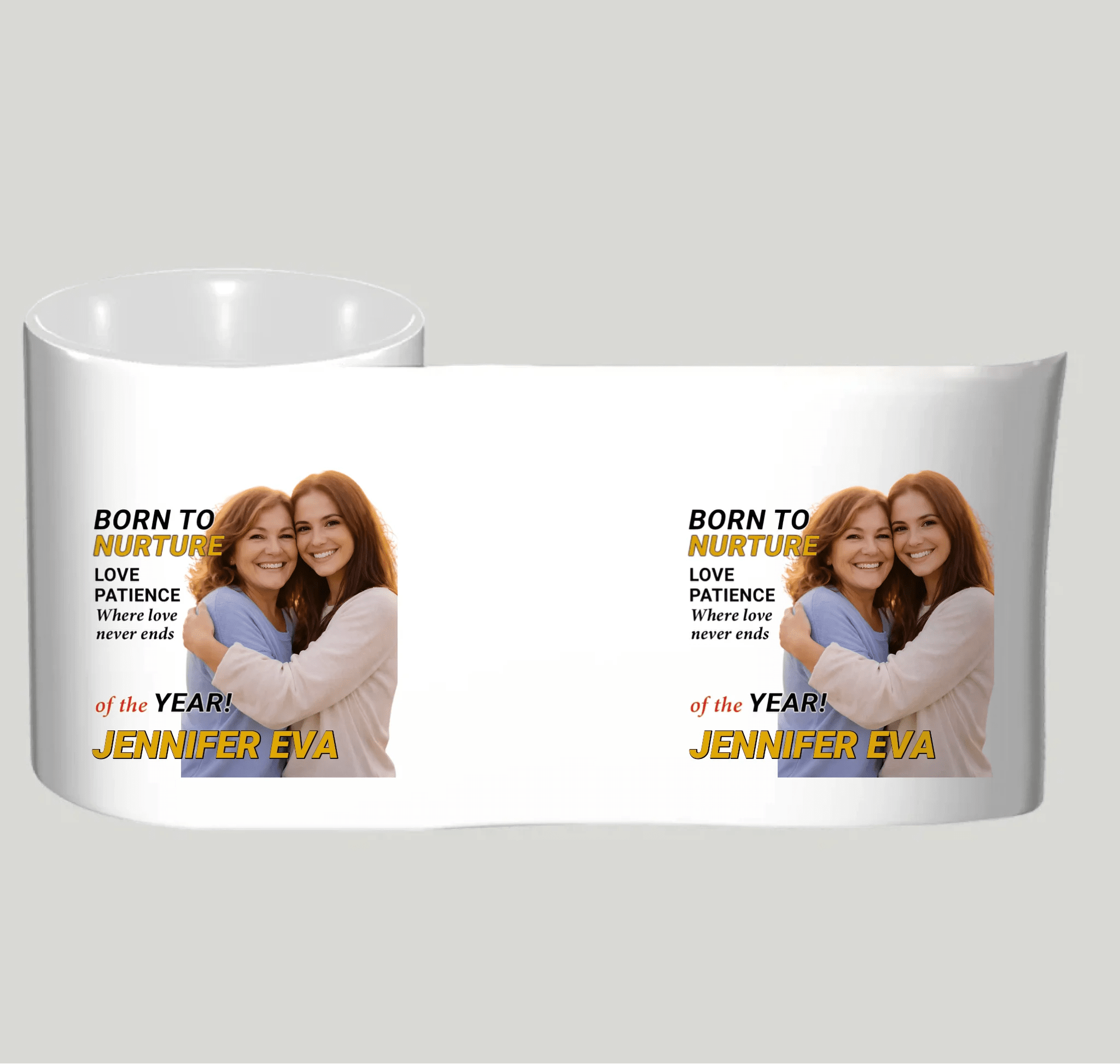 Custom Photo Magazine Cover Mug – Personalized Mother’s Birthday Gift, Mother Appreciation Present with Custom Picture & Name – A Heartwarming Keepsake That Reminds Us Life Comes With a Mother 1120389 - DiyGiftly