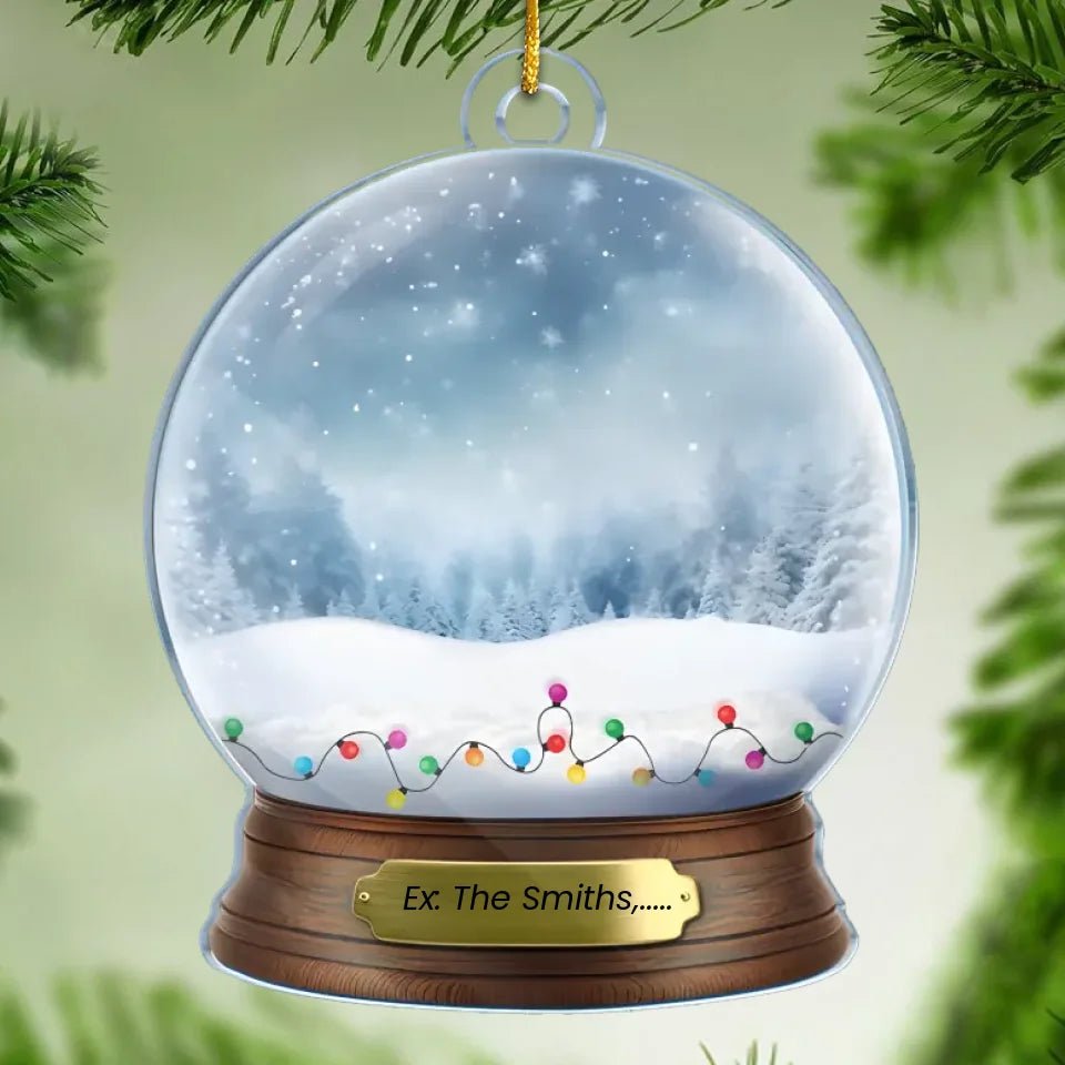 Custom Photo Magic Time - Family Personalized Custom Ornament - Acrylic Custom Shaped - Christmas Gift For Family Members 681188 - DiyGiftly
