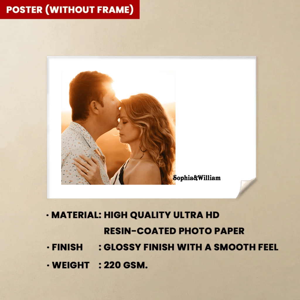 Custom Photo My Favorite Place In All The World Is Next To You - Gift For Couples - Personalized Custom Poster 715457 - 715463 - DiyGiftly
