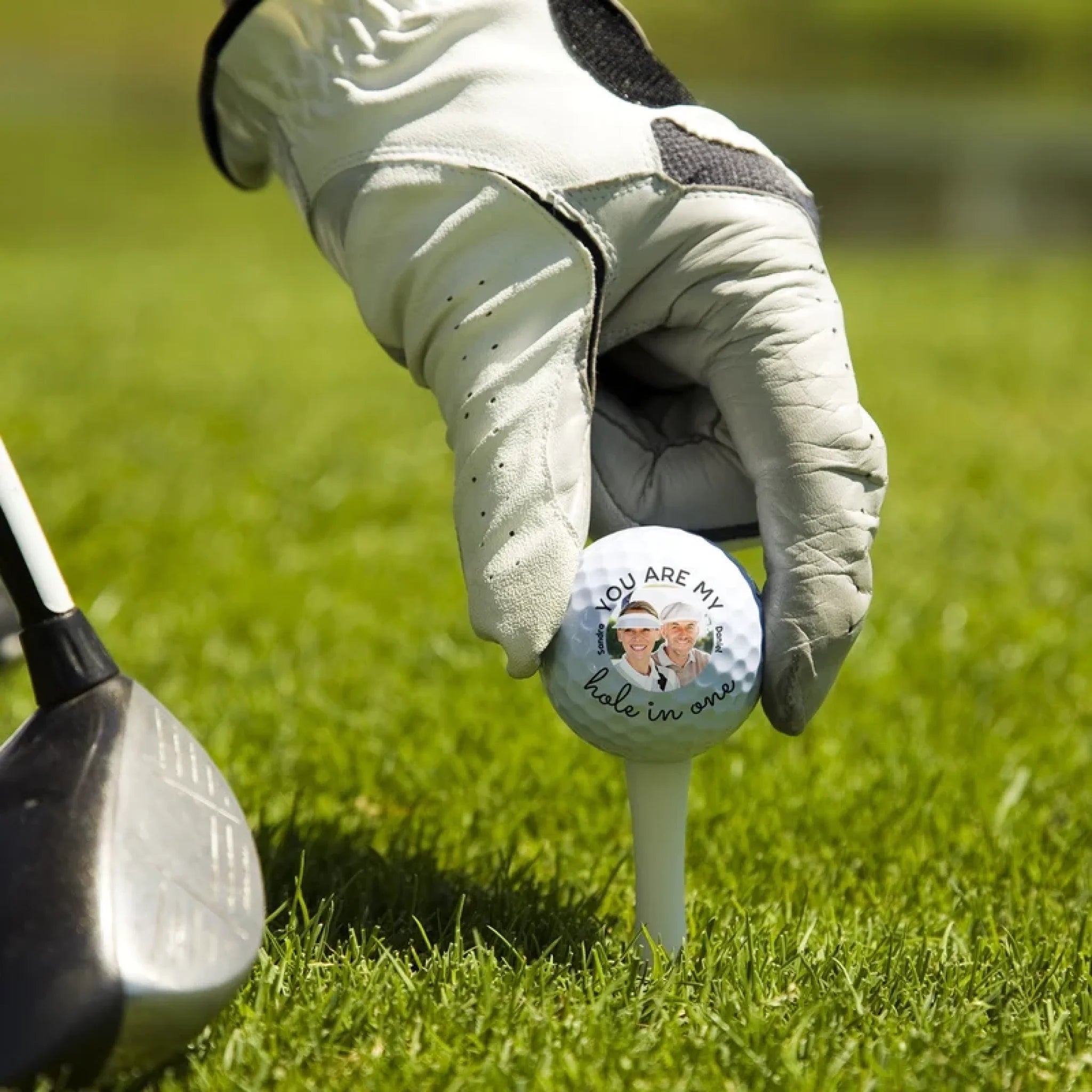Custom Photo ‘My Hole In One’ Personalized Golf Ball – Unique Gift for Golf Lovers, Golfers, Husband, Boyfriend, Dad, or Couples – Custom Picture Golf Ball for Birthdays, Anniversaries & Special Occasions 1112995 - DiyGiftly