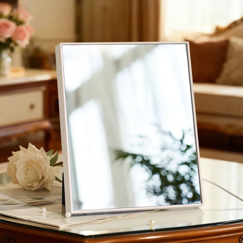 Custom Photo & Names Magic Mirror Light The Day I Found My Missing Piece Calendar Desk Decor Valentine's Gift - DiyGiftly