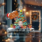 Custom Photo Nice List Santa Christmas Acrylic Money Holder Ornament 692293 - DiyGiftly