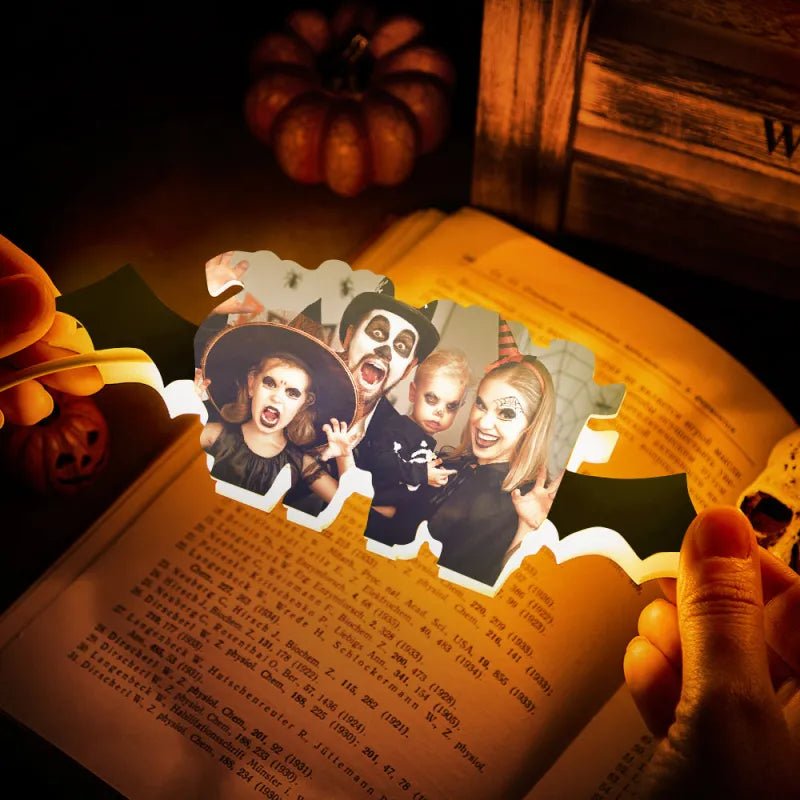 Custom Photo Night Light Personalized Halloween Acrylic Lamp Creative Gift - DiyGiftly