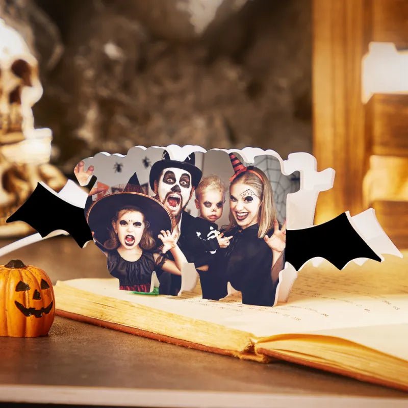 Custom Photo Night Light Personalized Halloween Acrylic Lamp Creative Gift - DiyGiftly