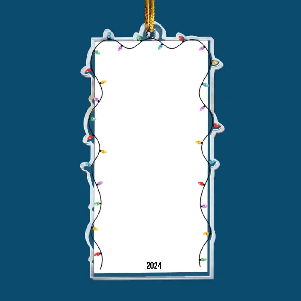 Custom Photo Polaroid Family Friends Christmas - Personalized Family Photo Ornament 716723 - DiyGiftly