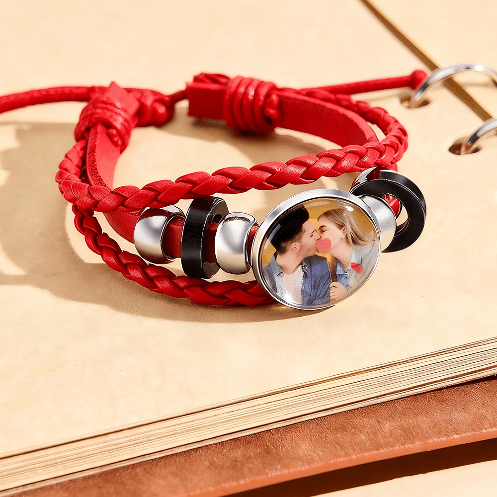 personalized photo bracelet gift for boyfriend