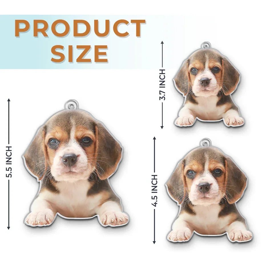 Custom Photo Pugs And Kisses On This Christmas - Dog & Cat Personalized Custom Ornament - Acrylic Custom Shaped - Christmas Gift For Pet Owners, Pet Lovers 678017 - DiyGiftly