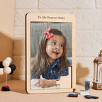 Custom Photo Puzzle Tetris Personalised Wooden Frame Gifts for Kids - DiyGiftly