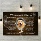 photo canvas personalized photo loss of dog gift wall art design preview