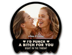 car visor clip custom photo gift for best friend