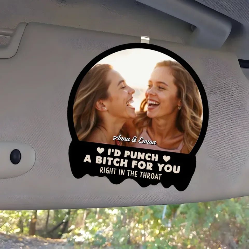 car visor clip gift for best friend