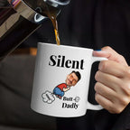 thoughtful mug for dad with custom detail