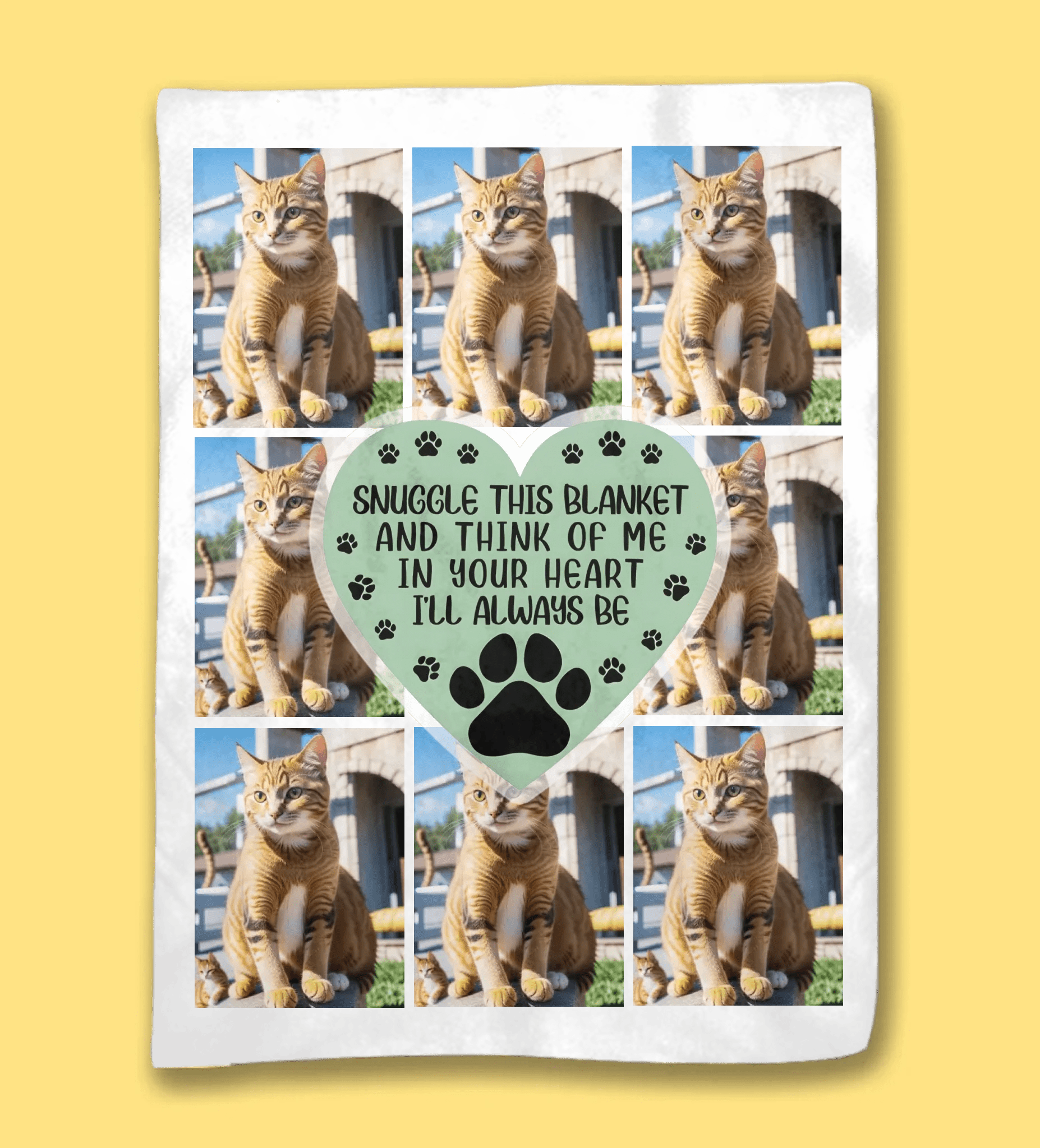 Custom Photo Snuggle This Blanket and Think of Me - Personalized Fleece Blanket, Custom Sherpa Blanket with Photo, Customizable Memory Blanket, Cozy Gift for Loved Ones, Perfect for Family, Anniversary, or Memorial Gift 1061919 - DiyGiftly