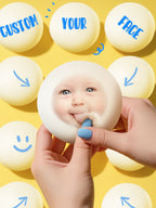 Custom Photo Stress Relief Bun Toy – Personalized Decompression Manju Style Toy - DiyGiftly