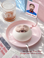 Custom Photo Stress Relief Bun Toy – Personalized Decompression Manju Style Toy - DiyGiftly