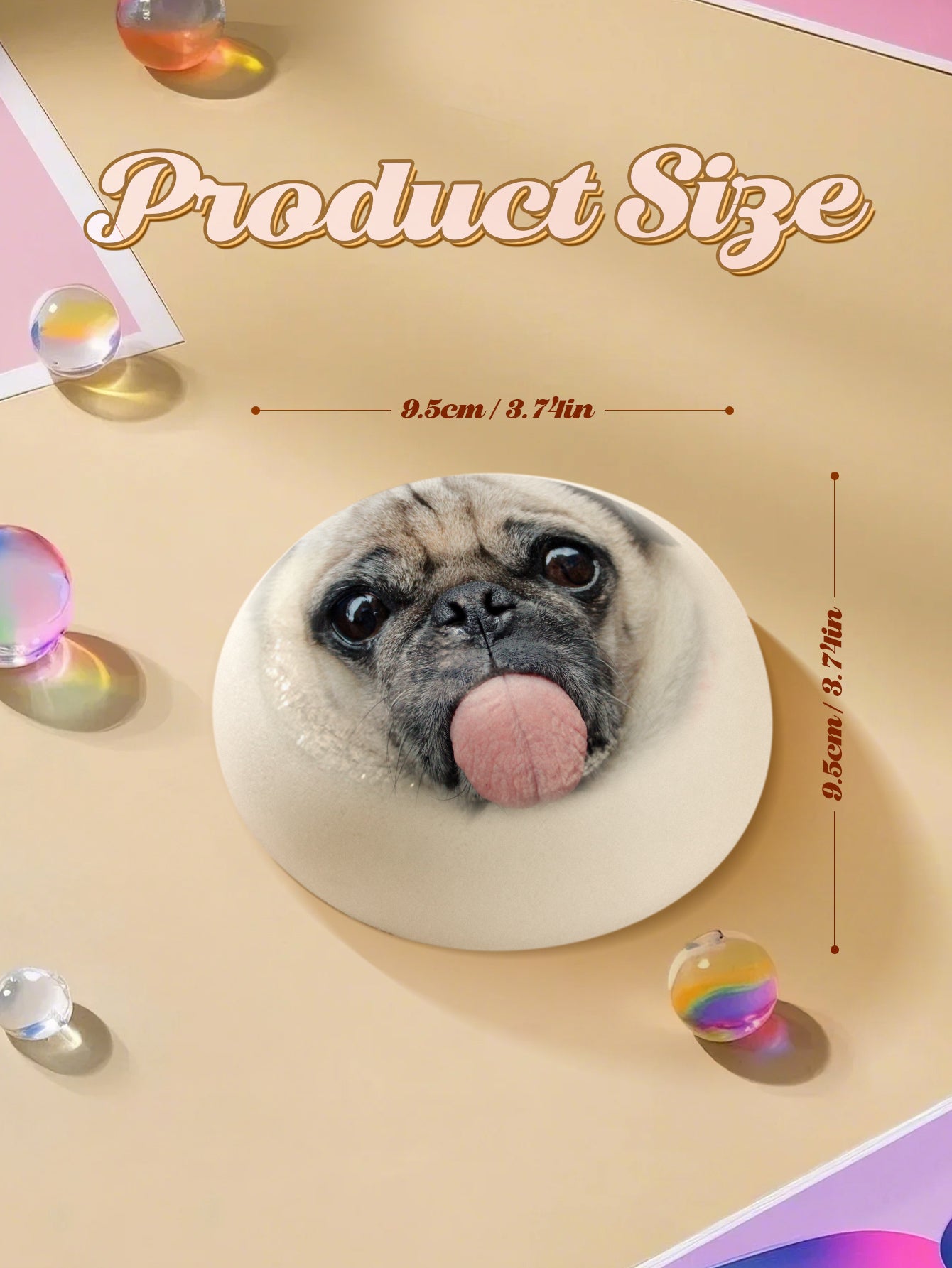 Custom Photo Stress Relief Bun Toy – Personalized Decompression Manju Style Toy - DiyGiftly